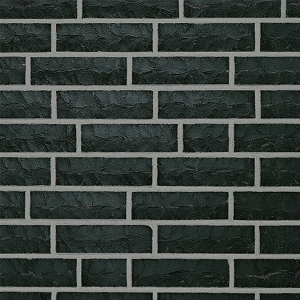 Клинкерный кирпич Roben QUEBEC schwarz-nuanciert bossiert 240x115x71 черный с оттенком