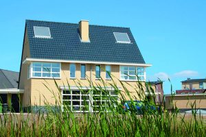 Керамический клинкер SORRENTO sand-weiss, частный дом