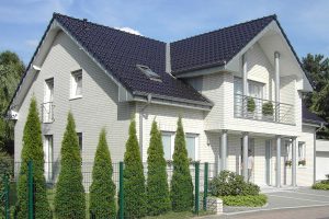 Керамический клинкер Roben OSLO perlweiss glatt, частный дом