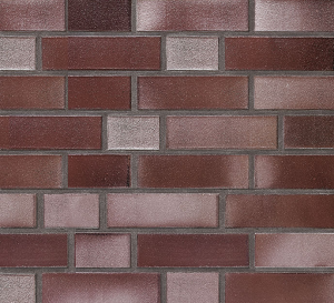 Клинкерный кирпич ADELAIDE burgund glatt. Гладкая поверхность