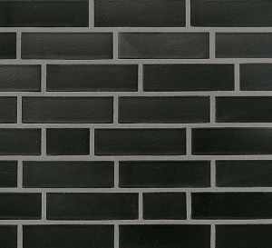 Клинкерный кирпич FARO schwarz-nuanciert glatt в формате NF (240x115x71)