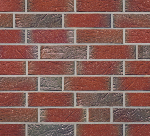 Клинкерный кирпич GREETSIEL friesisch bunt genarbt besandet в формате NF (240x115x71). Имитирующая мерейное тиснение поверхность, покрытая песочной пылью