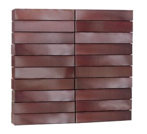 Клинкерные кирпичи ADELAIDE burgund glatt в тонком удлиненном формате LDF