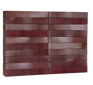 Клинкерные кирпичи ADELAIDE burgund glatt в тонком удлиненном формате XLDF